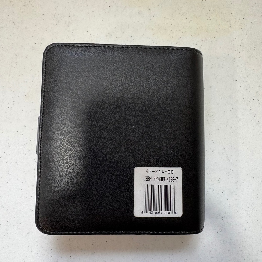 NEW Mead Cambridge Fat Little Day Planner Undated Organizer Black Vintage 2001 - Picture 2 of 15